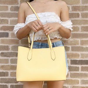 Kate Spade Triple Compartment Satchel Top Handle Tote